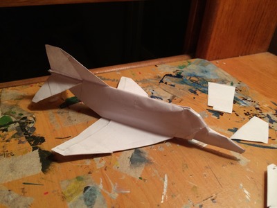 How to make the F-4 Phantom Paper Airplane