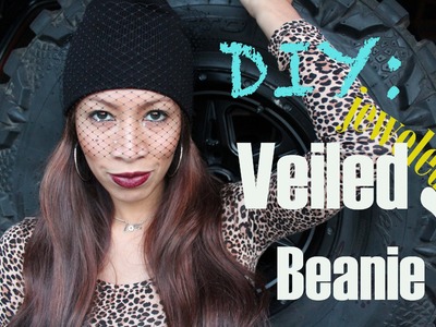 Jill Sanders inspired Veiled Beanie with jewels !