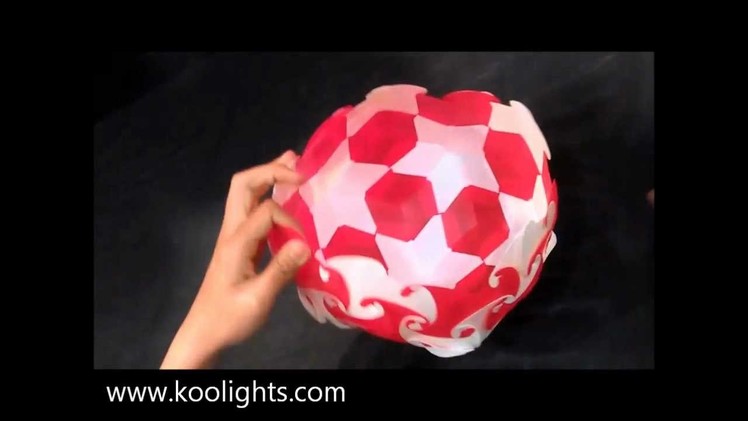 Koolights : How to assemble120 elements Ball