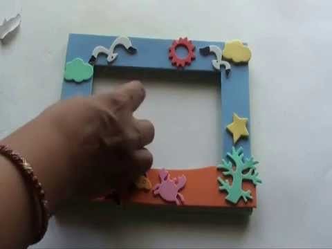 Make your own Foam Photo Frame