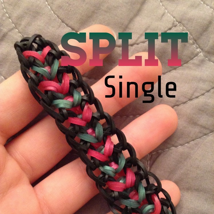 NEW Split Single Rainbow Loom Bracelet