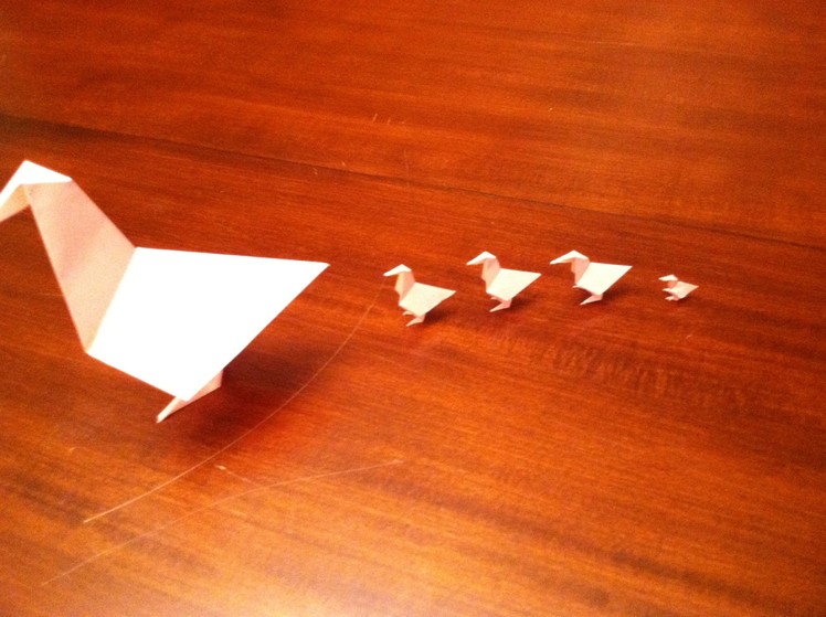 Origami Chickens Tutorial - How to make Origami Chickens