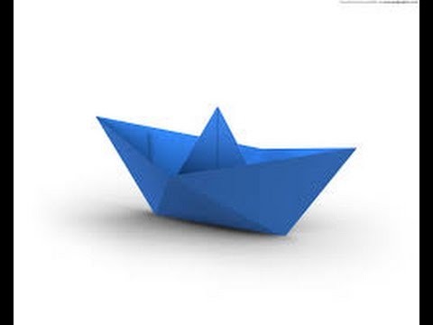 Origami - How to Make a Paper Boat that Floats
