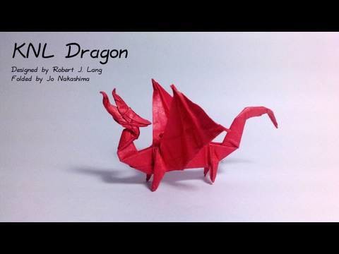 Origami KNL Dragon (Robert J. Lang)