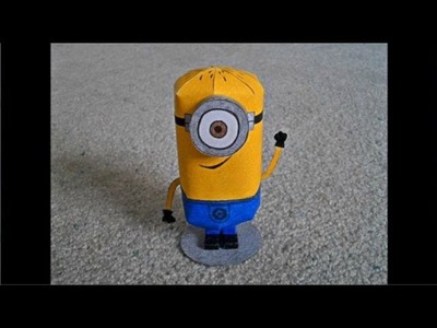 Paper Model of a Minion from the "Despicable Me" Movies #2