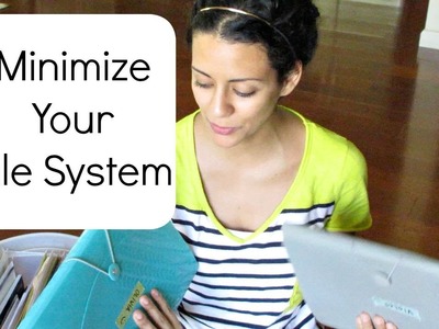 Paper Organization System - Minimal Papers, files, and clutter,