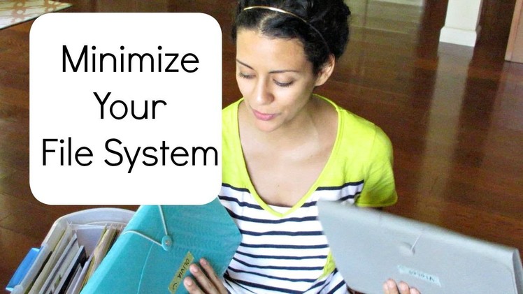 Paper Organization System - Minimal Papers, files, and clutter,