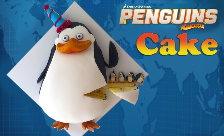 PENGUIN CAKE How To Cook That Penguins of Madagascar Private
