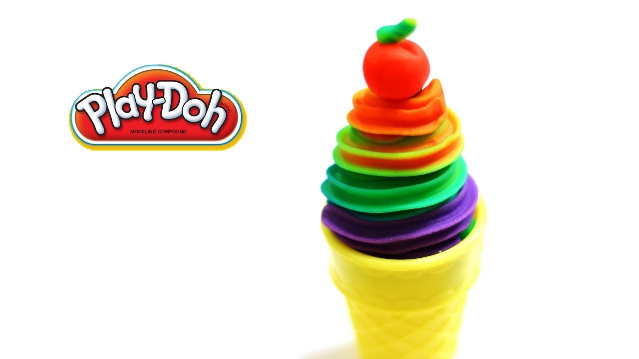 Playdoh Rainbow Swirl Ice Cream