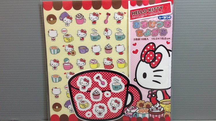 Toyo Hello Kitty Chiyogami Paper Unboxing!