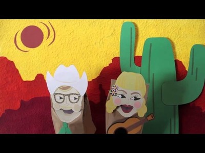 A PAPER BAG PUPPET SHOW: TINY & MARY sing "LIKE A STRANGER"
