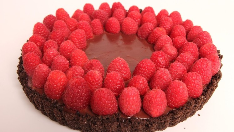 Chocolate Raspberry Tart Recipe - Laura Vitale - Laura in the Kitchen Episode 317