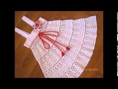Crochet baby dress| How to crochet an easy shell stitch baby. girl's dress for beginners 231