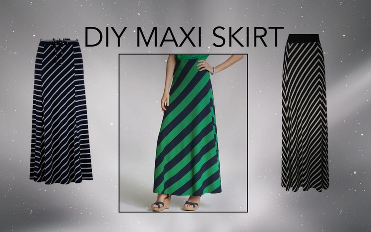 DIY Maxi Skirt, Half Circle Skirt, Sewing project for beginners