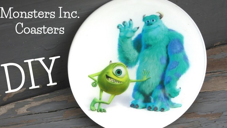 DIY Resin Monsters Inc  Coaster   Another Coaster Friday Craft Klatch