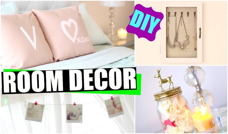 DIY ROOM DECOR! Jewellery Organiser, Personalised Cushions + More!