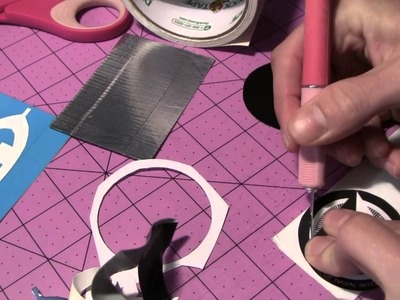 Duct tape trading card time lapse!