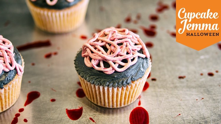 Halloween Special Pt.5 | Gutcake Cupcakes How-to | Cupcake Jemma