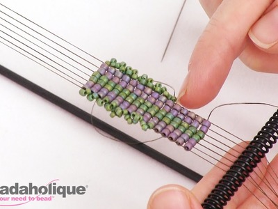 How to Add a Beaded Edge to Loom Work