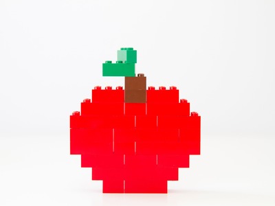 HOW TO BUILD a LEGO apple