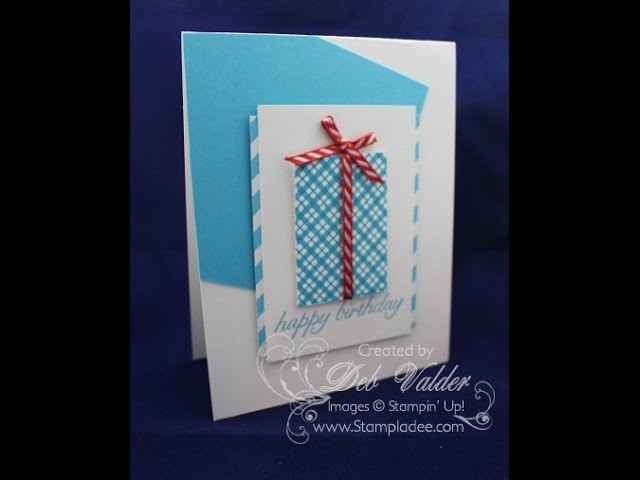 How to Create a Plaid Pattern using Your Presents Stamp Set with Deb Valder