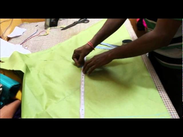 How to cut chooridar pajama. Tutorial Video on Churidar pajama
