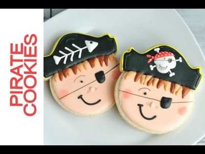 HOW TO DECORATE PIRATE COOKIES WITH ROYAL ICING