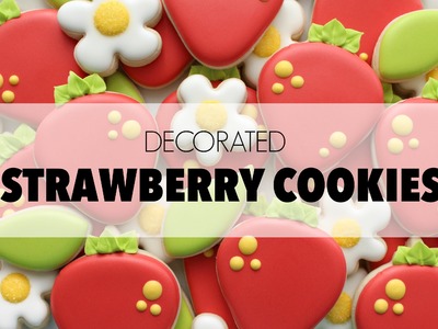 How to Decorate Strawberry Cookies