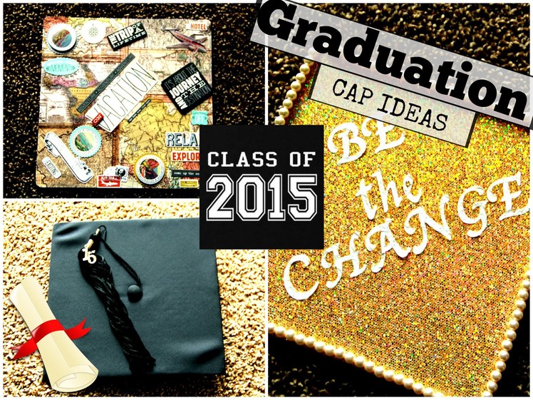 How To: Decorate Your Graduation Cap. Easy (Pinterest Inspired) || HeythereLaurin