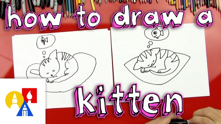 How To Draw A Kitten (For Young Artists)