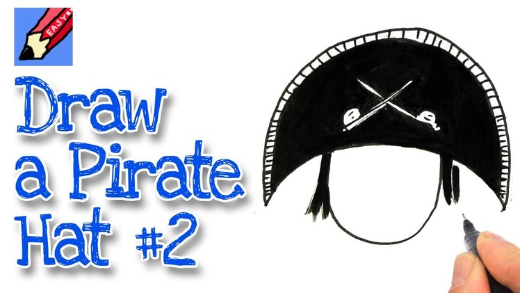 How to draw a Pirate Hat - Style 2