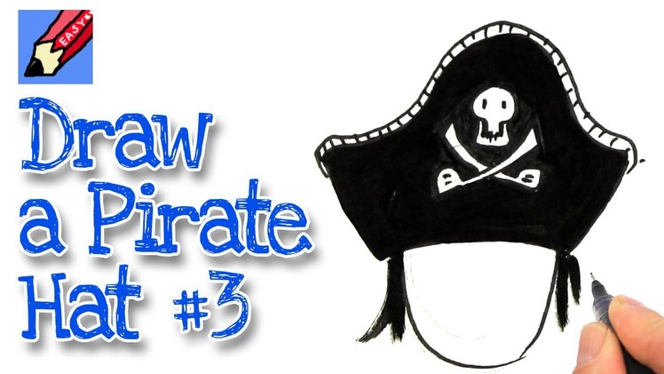 How to draw a Pirate Hat - Style 3