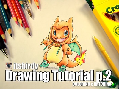 How to Draw Charmander in a Charizard onesie ( Crayola Drawing Tutorial p.2 )