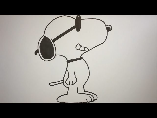 How To Draw Snoopy Step By Step (EASY)