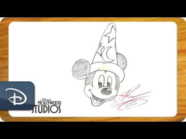 How to Draw: Sorcerer Mickey from ‘Fantasia’ | Walt Disney World