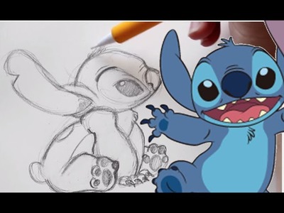 How to Draw STITCH from Disney's Lilo and Stitch - @DramaticParrot