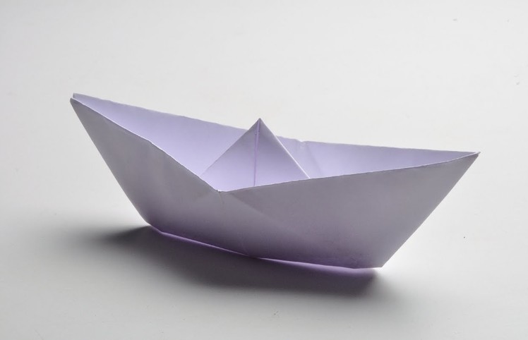 How To Fold A Paper Boat. (Full HD)