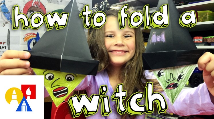 How To Fold An Origami Witch