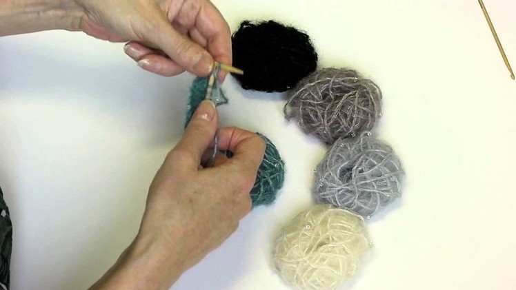 How to knit using Kidsilk Haze Shine