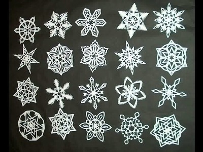 How to Make 6 Pointed Paper Snowflakes