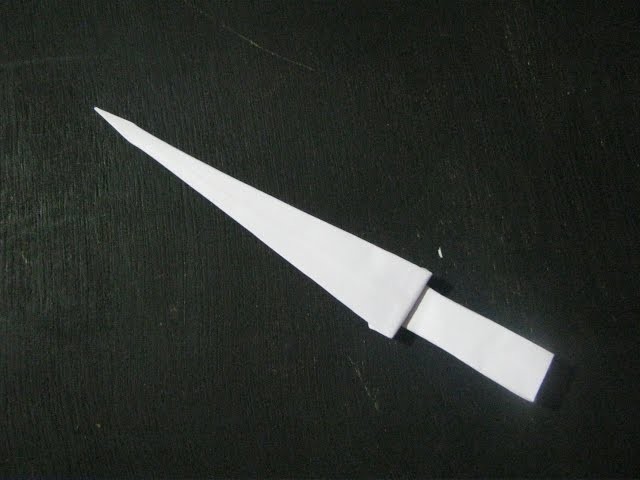 How To Make A Cool Origami Paper Sword