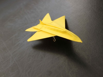 How to make a cool paper plane origami: The British Aircraft Corporation TSR-2