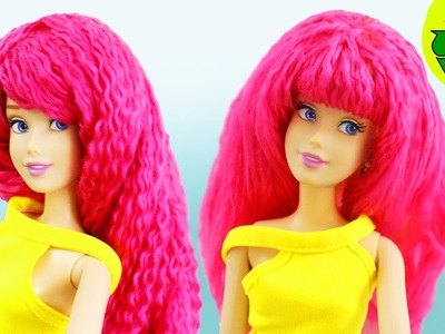 How to Make a DOLL WIG - Easy Doll Crafts