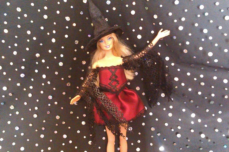 How to Make a Dolls Witch Costume and Hat