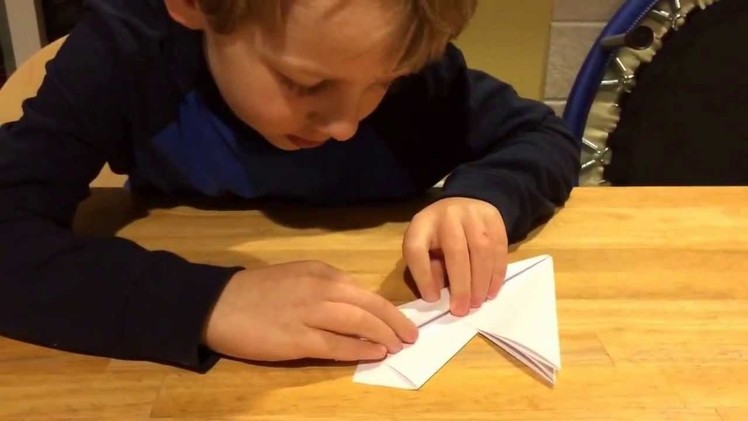 How to Make a Paper Airplane - "The Pointing Arrow"