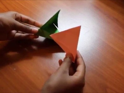 How to make a Paper Tetrahedron!!(The easy way)