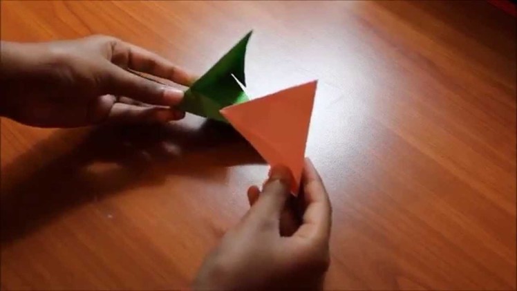 How to make a Paper Tetrahedron!!(The easy way)