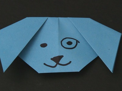 How to make a Paper Dog - Easy Origami for Kids