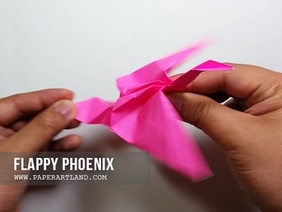 How to Make a Paper Flapping Phoenix - Batiendo Phoenix ( Easy )