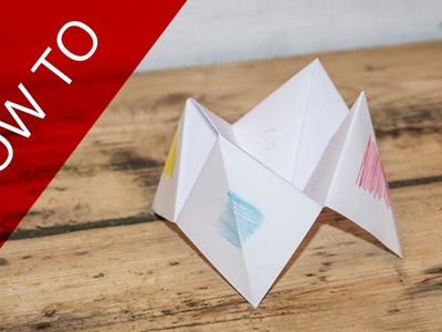 How to make a Paper Fortune Teller | 101 Things to Do with an A4 Sheet of Paper